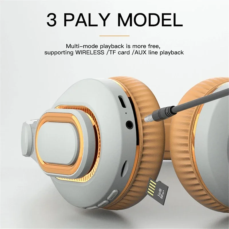 H7 Wireless Earphones Bluetooth 5.0 Headset Stereo Foldable Headphone with Mic SmartPhone Headphone for Xiaomi iPhone Samsung - Image 3