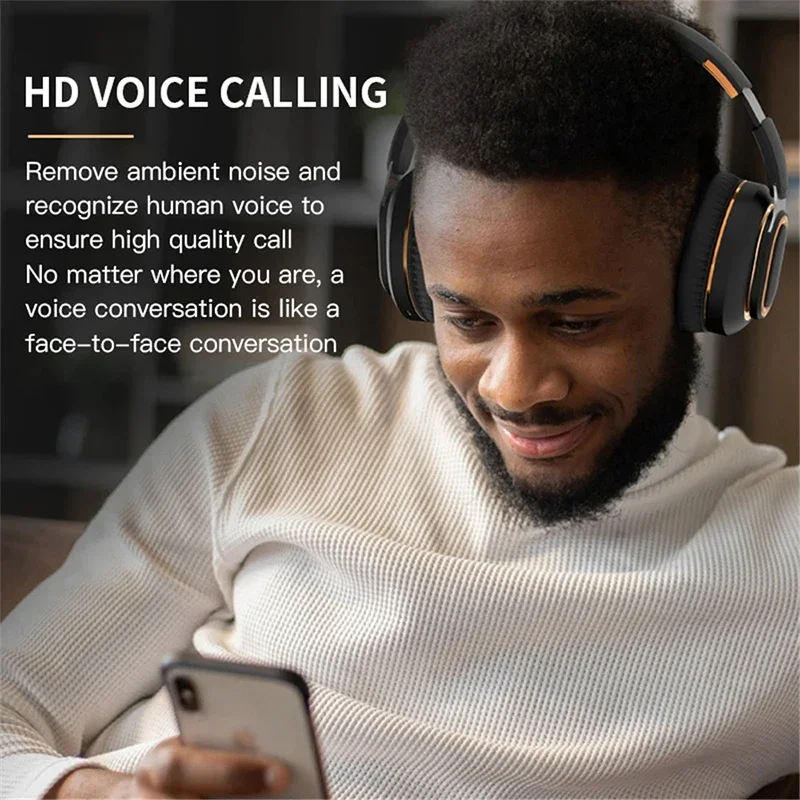 H7 Wireless Earphones Bluetooth 5.0 Headset Stereo Foldable Headphone with Mic SmartPhone Headphone for Xiaomi iPhone Samsung - Image 5